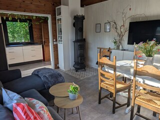 Wohnbereich mit Küche