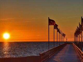 Sonnenaufgang von unserer Seebrücke