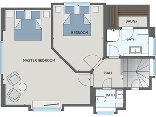 Ferienhaus Fuhlendorf Grundriss 44