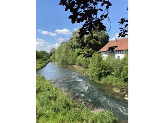 Fluss Bega in der Lemgoer Innenstadt