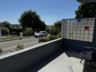 Ausblick von der Terrasse.