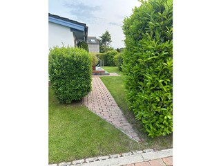 Der Zugang zum Bungalow