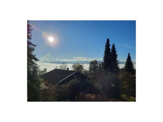 Blick übers Dorf