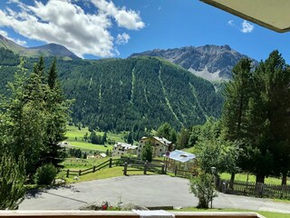 Aussicht vom Balkon (Sommer)