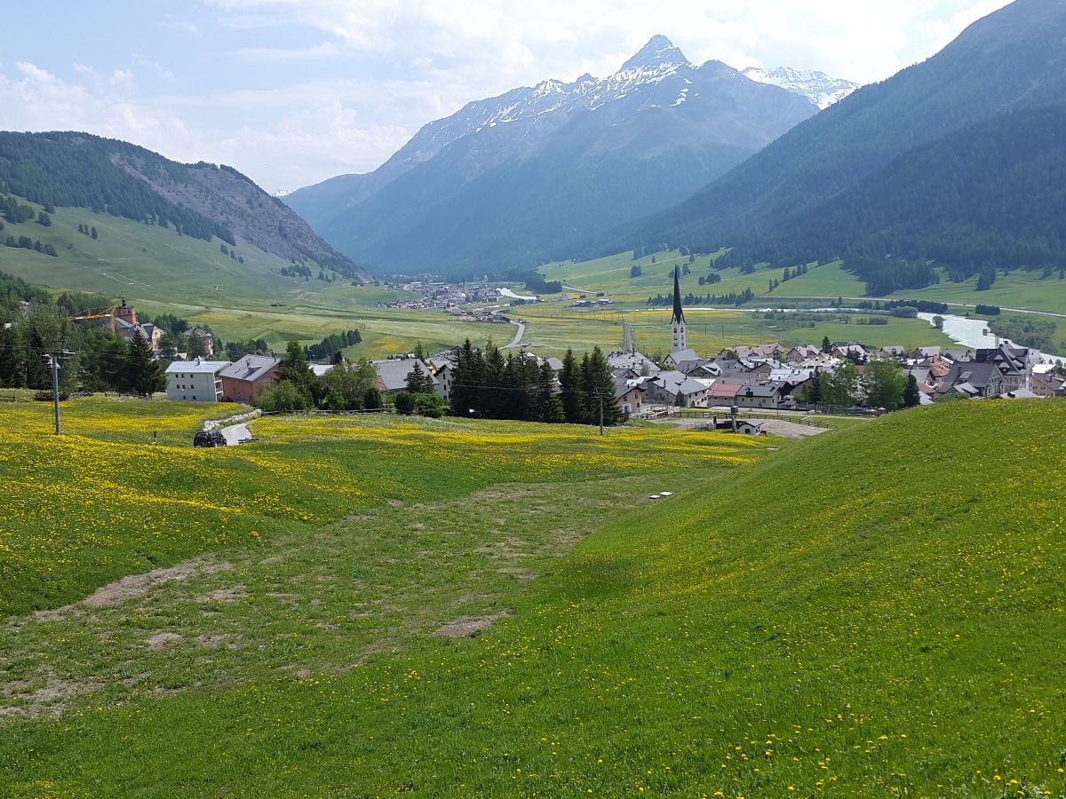 Ansicht auf unser Haus links