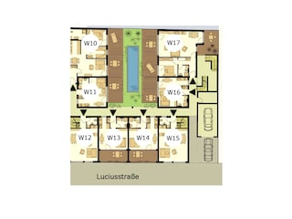 Lage der Wohnung 11 in der Sonnendecks