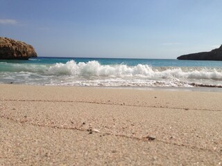 The nearby beach Cala Mendia