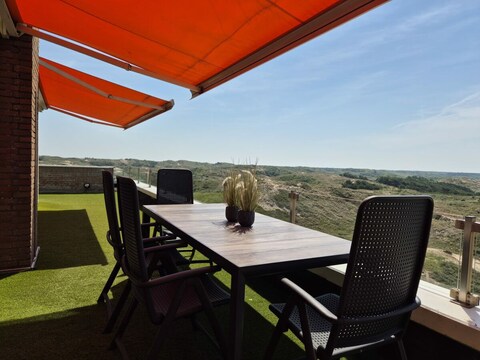 Casa de vacaciones Ático en Egmond con vistas al mar y dunas