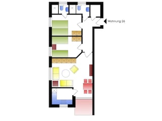 Ferienwohnung Zinnowitz Grundriss 4