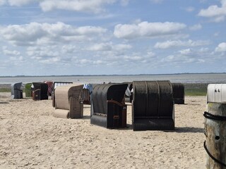 Strandkörbe am Strand