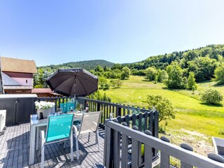 Large balcony with wonderful views of the Black Forest