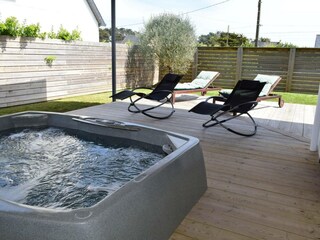 Jacuzzi im Garten