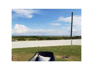 Der Blick vom Garten aus