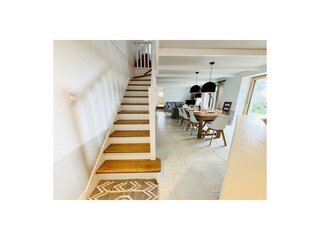 Die Treppe zur Etage