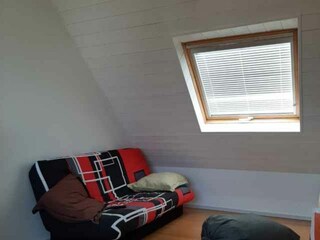 Mezzanine mit Doppelbettcouch