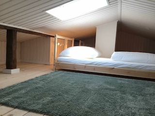 Blick in den Spitzboden