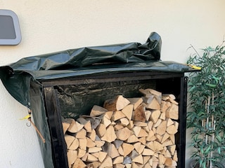Holzvorrat für Kamin