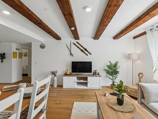 TV Bereich im Wohnzimmer