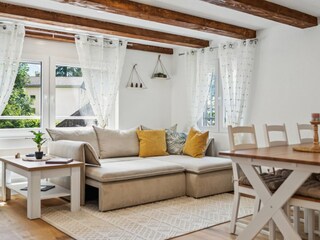 Wohnzimmer mit Schlafcouch