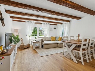 Wohnzimmer mit Schlafcouch