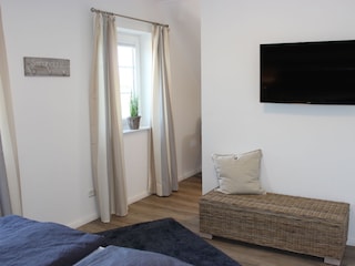 Schlafzimmer mit begehbarem Schrank