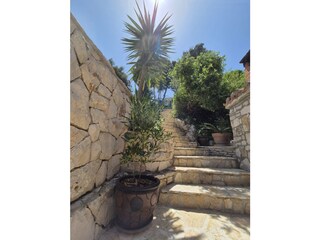 Stairs to the entrance of the property