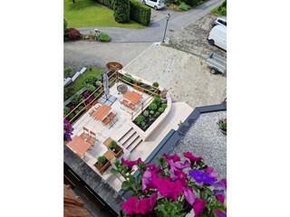 Gastgarten mit Grill