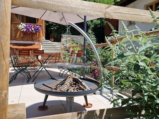 Grill im Gastgarten
