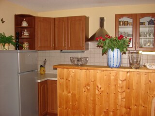 Die Küchenzeile aus anderem Blickwinkel