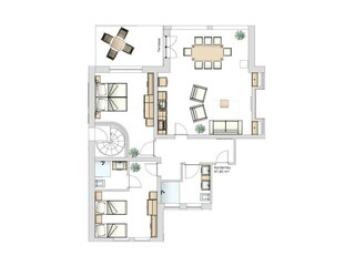 Grundriss der Wohnung Norderney