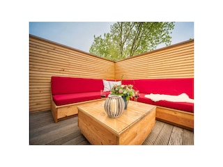 Dachterrasse der Wohnung Leuchtturm