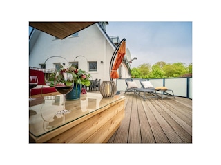 Dachterrasse von der FeWo Inselblick