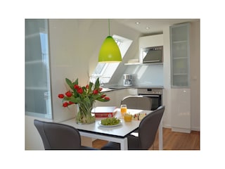 Wohn-/Esszimmer FeWo Weststrand