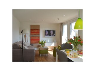 Wohn-/Esszimmer FeWo Weststrand