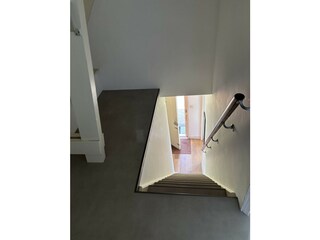 Treppe nach oben etwas steil