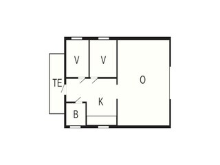 Vakantiehuis Eresfjord Grondplan 7