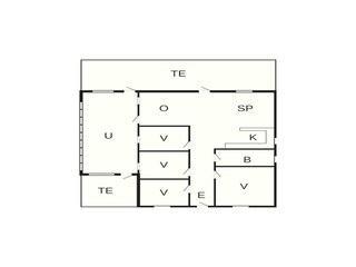 Vakantiehuis Vaeggerløse Grondplan 31