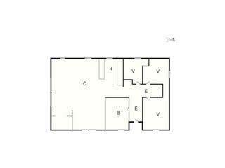 Vakantiehuis Ansager Grondplan 3