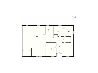 Vakantiehuis Ansager Grondplan 4