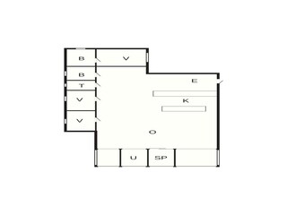 Vakantiehuis Bjerge Strand Grondplan 27