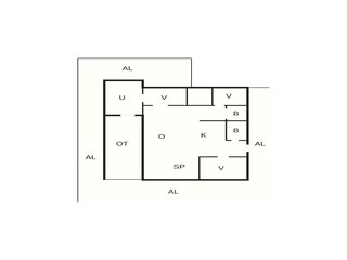 Vakantiehuis Flisby Grondplan 17
