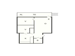 Vakantiehuis Ängen Grondplan 36
