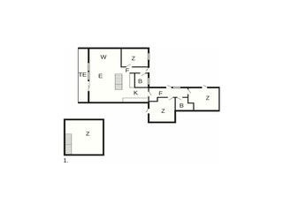 Vakantiehuis Grevinge Grondplan 56
