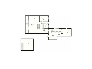 Vakantiehuis Grevinge Grondplan 57