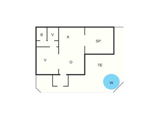 Vakantiehuis Vaggeryd Grondplan 27