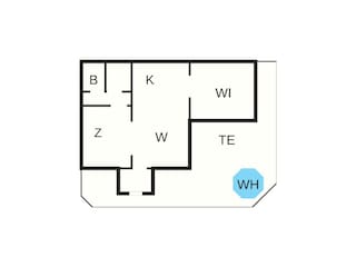 Vakantiehuis Vaggeryd Grondplan 8