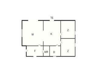 Vakantiehuis Ålen Grondplan 14