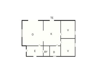Vakantiehuis Ålen Grondplan 9