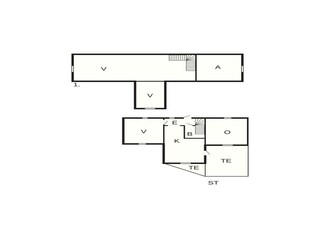 Vakantiehuis Sjönevad Grondplan 14