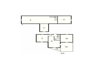 Vakantiehuis Sjönevad Grondplan 13